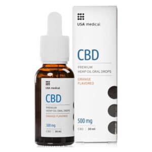 USA Medical Prémium CBD 500mg szájápoló csepp - 30ml