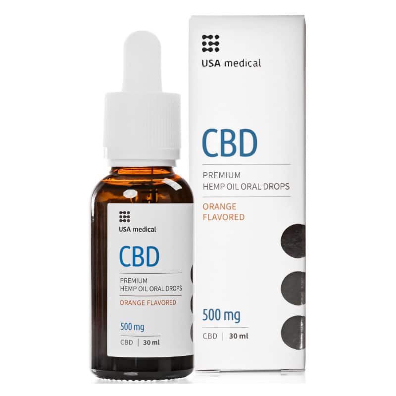 USA Medical Prémium CBD 500mg szájápoló csepp - 30ml 1 USA Medical Prémium CBD 500mg szájápoló csepp - 30ml