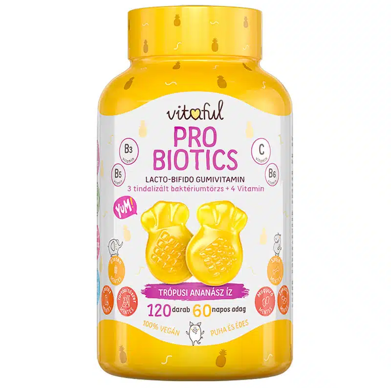 Vitaful Probiotics Probiotikum gumivitamin - 120db 1 Vitaful Probiotics Probiotikum gumivitamin - 120db