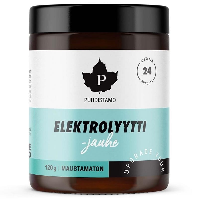 Puhdistamo Elektrolit ízesítetlen italpor - 120g 1 Puhdistamo Elektrolit ízesítetlen italpor - 120g