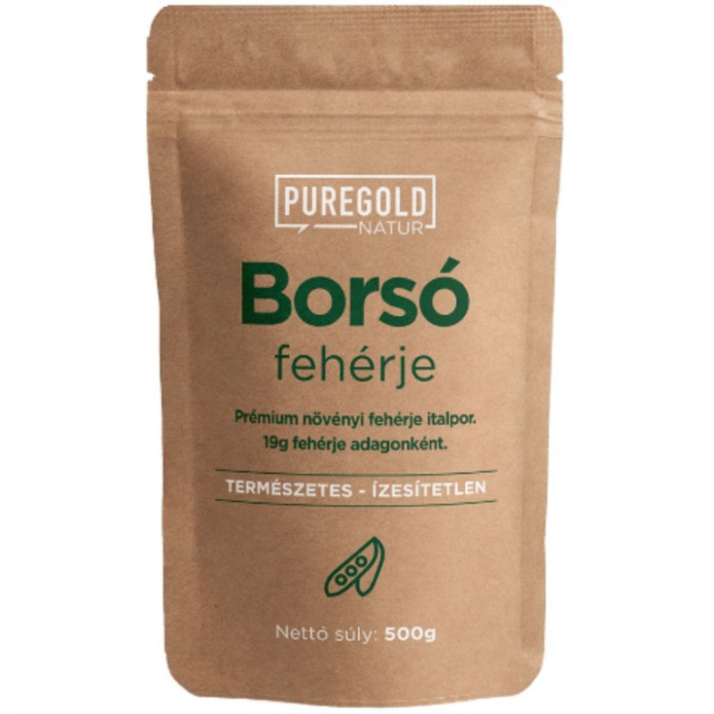 Pure Gold Borsó Protein natúr italpor - 500g 1 Pure Gold Borsó Protein natúr italpor - 500g