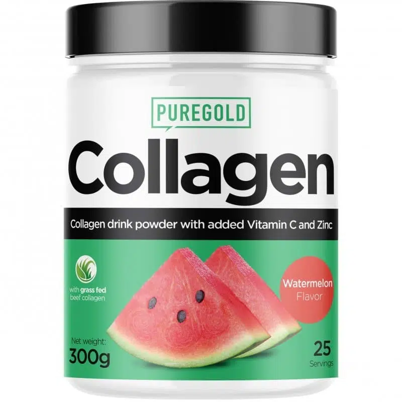 Pure Gold Collagen Marha kollagén italpor görögdinnye - 300g 1 Pure Gold Collagen Marha kollagén italpor görögdinnye - 300g