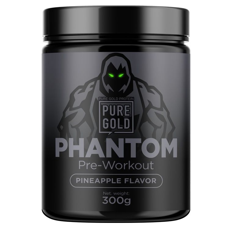 Pure Gold Phantom Pre-Workout - ananász ízű italpor - 300g 1 Pure Gold Phantom Pre-Workout - ananász ízű italpor - 300g