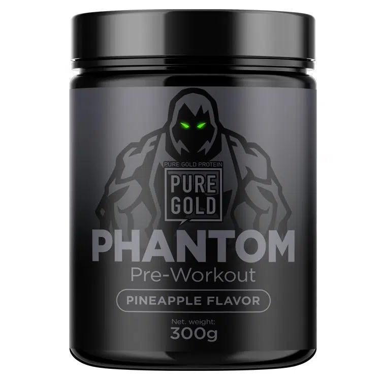 Pure Gold Phantom Pre-Workout - ananász ízű italpor - 300g 1 Pure Gold Phantom Pre-Workout - ananász ízű italpor - 300g