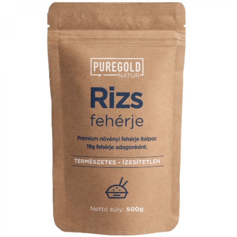 Pure Gold Rizs Protein natúr italpor - 500g 1 Pure Gold Rizs Protein natúr italpor - 500g