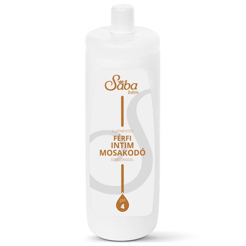 Sába Férfi intim mosakodó illatmentes - 1000ml 1 Sába Férfi intim mosakodó illatmentes - 1000ml