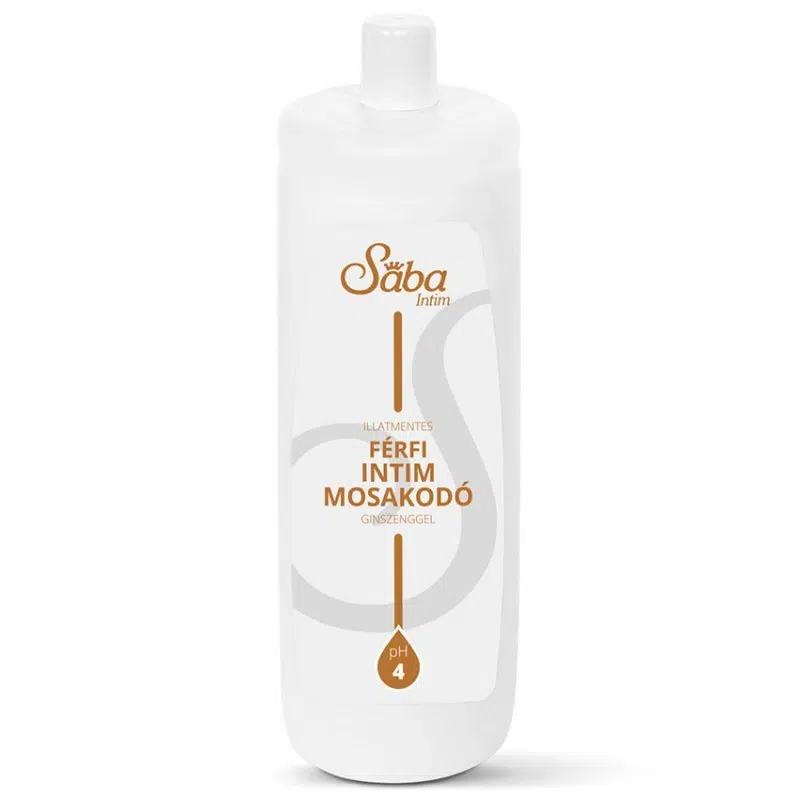 Sába Férfi intim mosakodó illatmentes - 1000ml 1 Sába Férfi intim mosakodó illatmentes - 1000ml