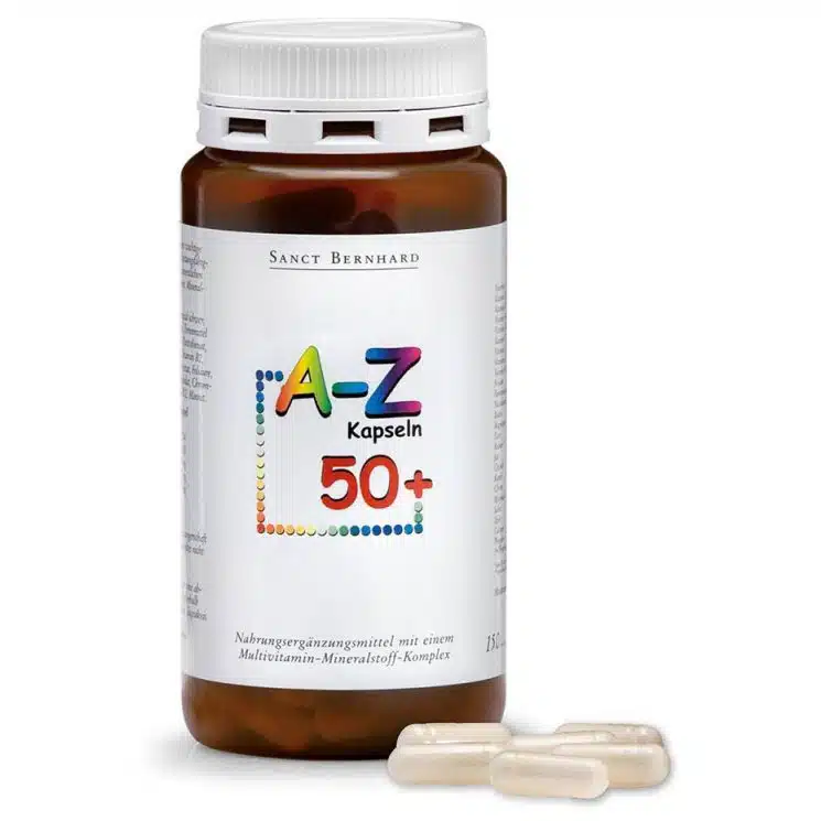 Sanct Bernhard A-Z 50+ Multivitamin kapszula - 150db 1 Sanct Bernhard A-Z 50+ Multivitamin kapszula - 150db