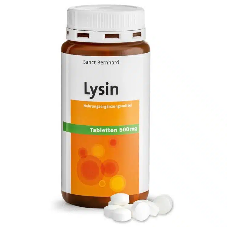 Sanct Bernhard Lysine (lizin) 500mg tabletta - 180db 1 Sanct Bernhard Lysine (lizin) 500mg tabletta - 180db