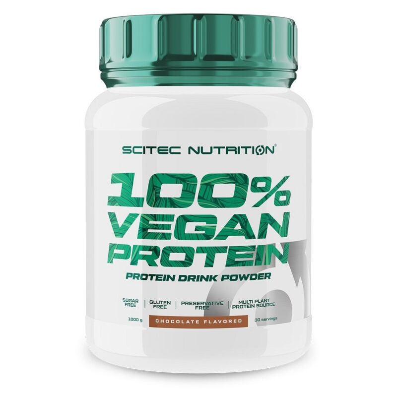 Scitec Nutrition 100% Vegan Protein mogyoró-dió - 1000g 1 Scitec Nutrition 100% Vegan Protein mogyoró-dió - 1000g
