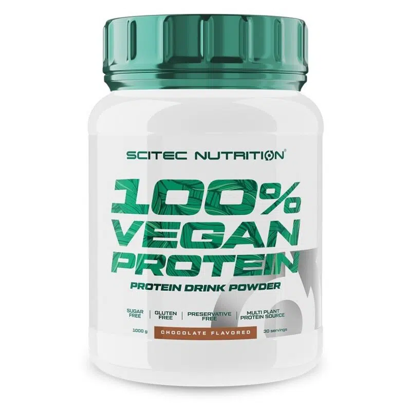 Scitec Nutrition 100% Vegan Protein vanília - 1000g 1 Scitec Nutrition 100% Vegan Protein vanília - 1000g