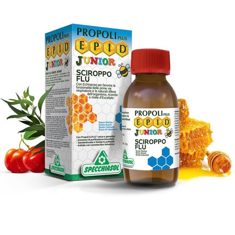 Specchiasol EPID Flu Junior Immuntámogató szirup gyermekeknek - 100ml 1 Specchiasol EPID Flu Junior Immuntámogató szirup gyermekeknek - 100ml