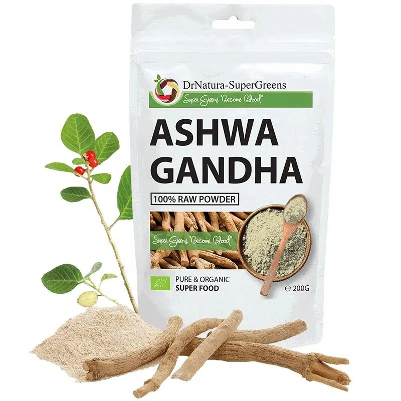 SuperGreens Bio Ashwagandha por - 200g 1 SuperGreens Bio Ashwagandha por - 200g