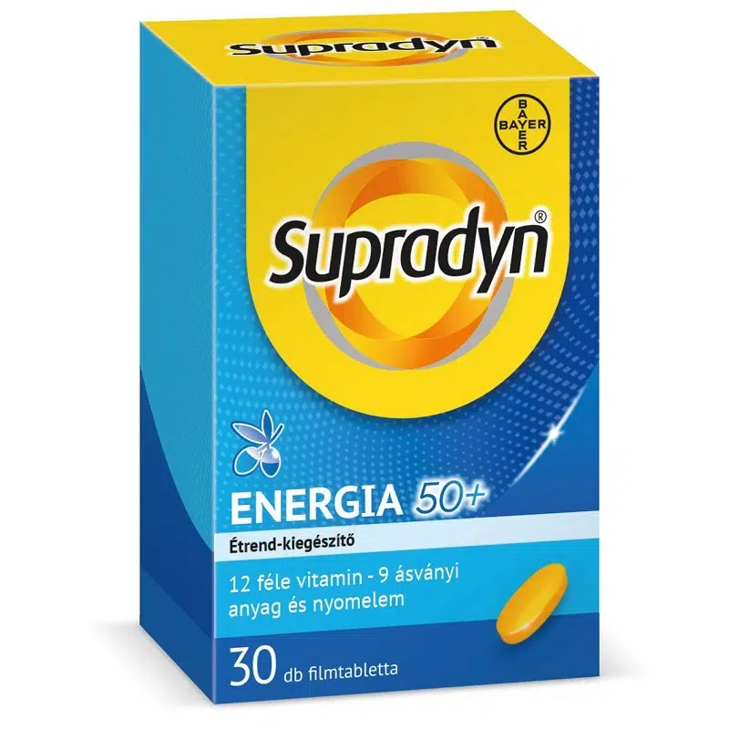 Supradyn Energia 50+ filmtabletta - 30db 1 Supradyn Energia 50+ filmtabletta - 30db
