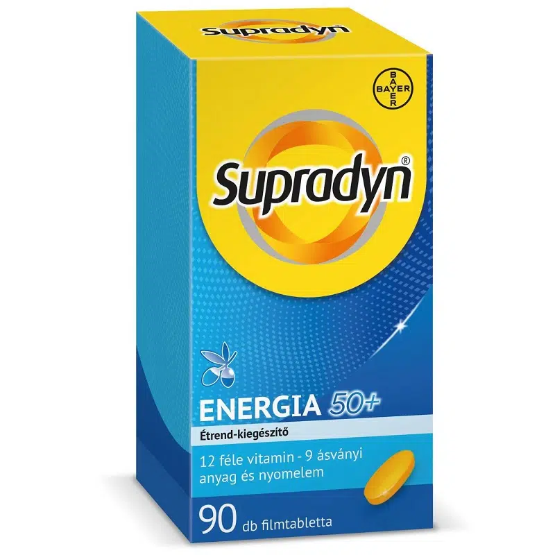Supradyn Energia 50+ filmtabletta - 90db 1 Supradyn Energia 50+ filmtabletta - 90db