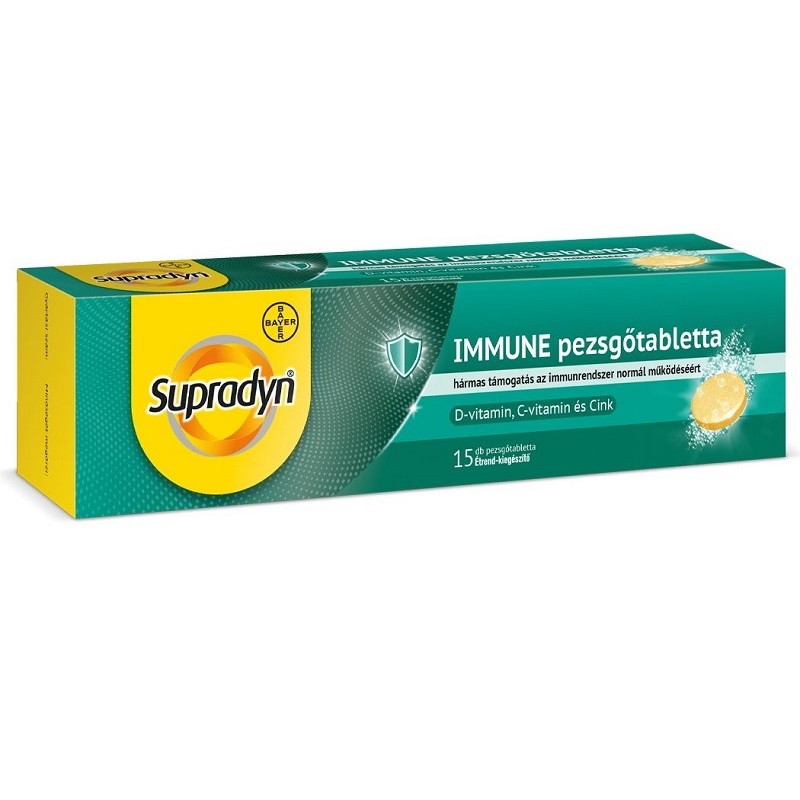 Supradyn Immune pezsgőtabletta - 15db 1 Supradyn Immune pezsgőtabletta - 15db