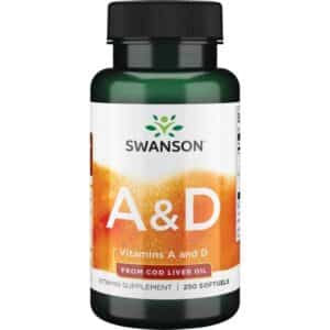 Swanson A-vitamin és D-vitamin halolajból kapszula - 250db