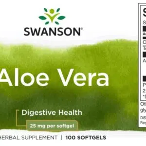 Swanson Aloe Vera lágyzselatin kapszula - 100db 3 Swanson Aloe Vera lágyzselatin kapszula - 100db - Image 2