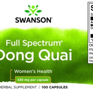 Swanson Dong Quai Root kapszula - 100db 3 Swanson Dong Quai Root kapszula - 100db - Image 2