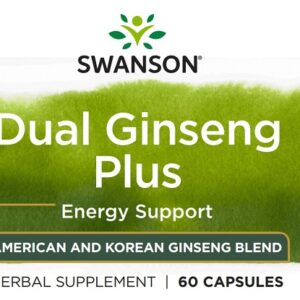 Swanson Dual Ginseng (Ginzeng) Plus kapszula - 60db 3 Swanson Dual Ginseng (Ginzeng) Plus kapszula - 60db - Image 2
