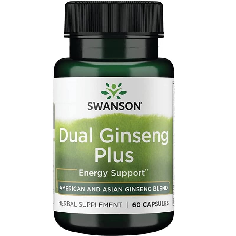 Swanson Dual Ginseng (Ginzeng) Plus kapszula - 60db 1 Swanson Dual Ginseng (Ginzeng) Plus kapszula - 60db