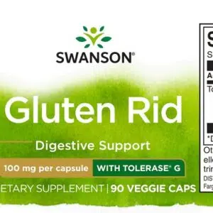 Swanson Gluten Rid Enzim kapszula - 90db 3 Swanson Gluten Rid Enzim kapszula - 90db - Image 2