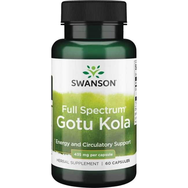 Swanson Gotu Kola - Ázsiai Gázló 435mg kapszula - 60db 1 Swanson Gotu Kola - Ázsiai Gázló 435mg kapszula - 60db