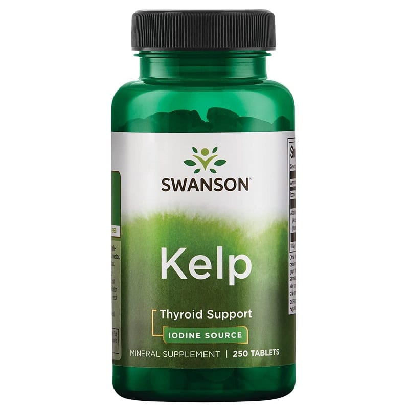 Swanson Kelp-tengeri moszat tabletta - 250db 1 Swanson Kelp-tengeri moszat tabletta - 250db