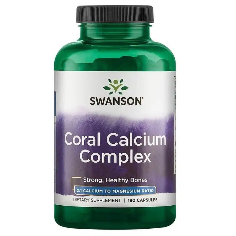 Swanson Coral Calcium Complex kapszula - 180db 1 Swanson Korall Kalcium Komplex kapszula - 180db