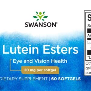Swanson Lutein Esters lágyzselatin kapszula - 60db 3 Swanson Lutein Esters lágyzselatin kapszula - 60db - Image 2