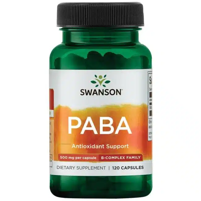 Swanson PABA étrend kiegészítő kapszula - 120db 1 Swanson PABA étrend kiegészítő kapszula - 120db