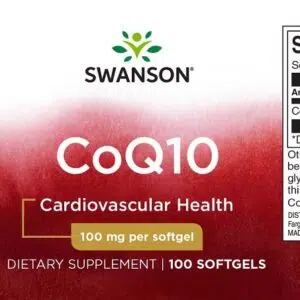 Swanson Q10 koenzim 100mg lágyzselatin kapszula - 100db - Image 2