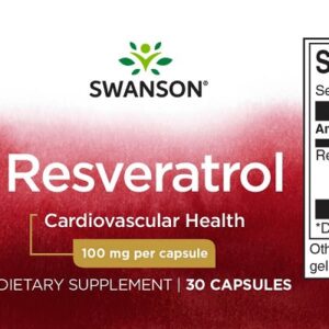 Swanson Resveratrol - Rezveratrol kapszula - 30db 3 Swanson Resveratrol - Rezveratrol kapszula - 30db - Image 2