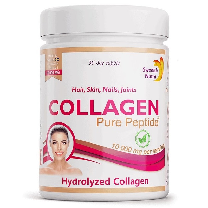 Swedish Nutra Hidrolizált marhakollagén 10000mg por - 300g 1 Swedish Nutra Hidrolizált marhakollagén 10000mg por - 300g