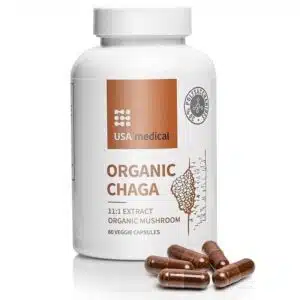 USA Medical Organic Chaga gomba kivonat kapszula - 60db