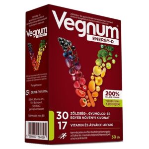 Vegnum Energy-D kapszula - 30db