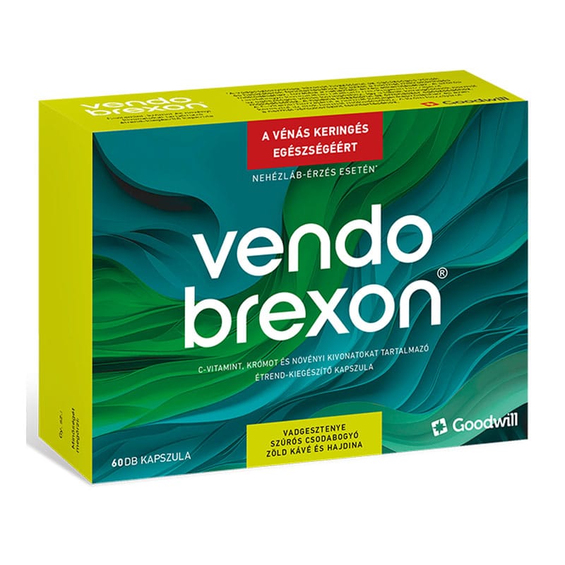 Goodwill Vendobrexon - A vénás keringés egészségéért kapszula - 60db 1 Goodwill Vendobrexon - A vénás keringés egészségéért kapszula - 60db