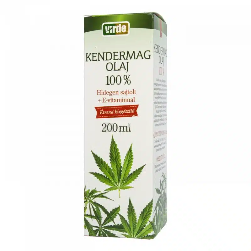 Virde Kendermagolaj 100% E-vitaminnal - 200ml 1 Virde Kendermagolaj 100% E-vitaminnal - 200ml