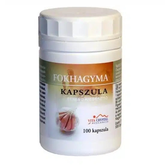 Vita Crystal Fokhagyma kapszula - 100 db 1 Vita Crystal Fokhagyma kapszula - 100 db