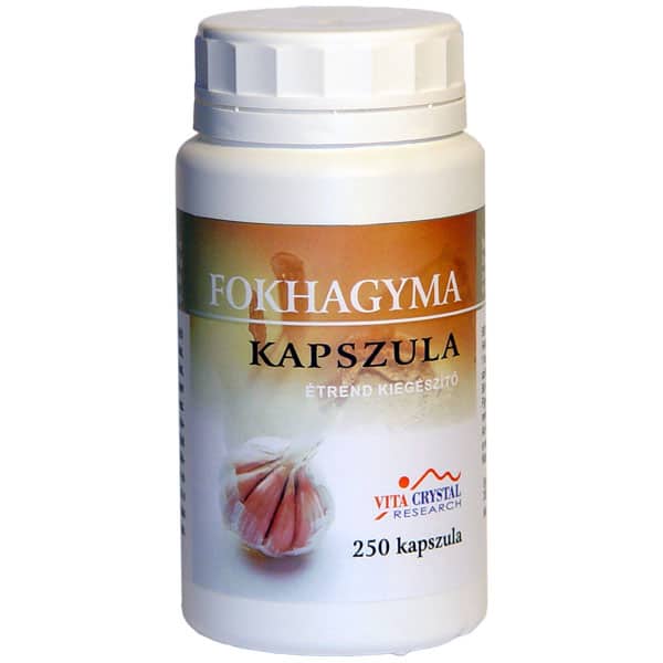 Vita Crystal Fokhagyma kapszula - 250 db 1 Vita Crystal Fokhagyma kapszula - 250 db