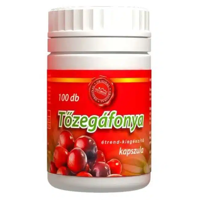 Vita Crystal Tőzegáfonya kapszula - 100 db 1 Vita Crystal Tőzegáfonya kapszula - 100 db