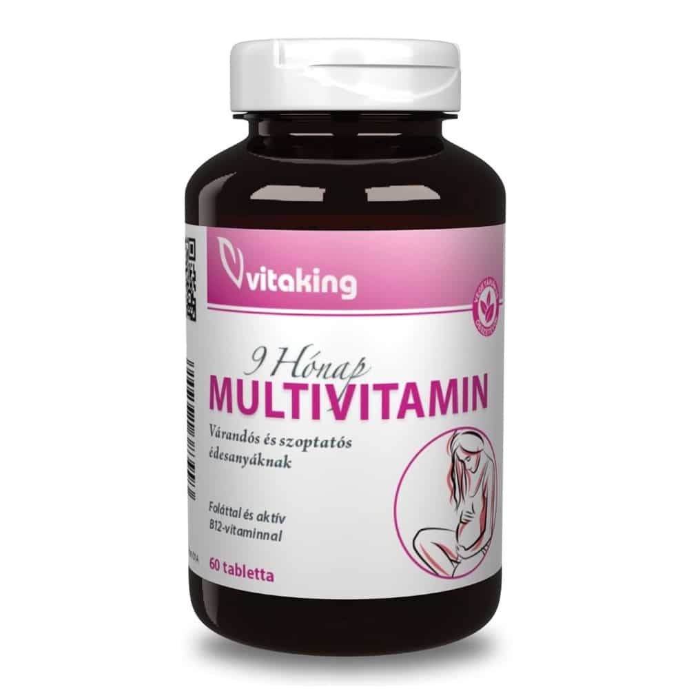 Vitaking 9 Hónap Multivitamin tabletta - 60db 1 Vitaking 9 Hónap Multivitamin tabletta - 60db