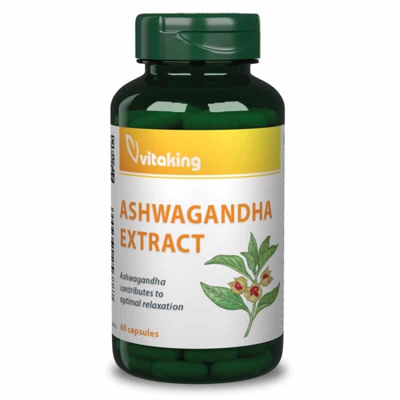 Vitaking Ashwagandha kivonat kapszula - 60db 1 Vitaking Ashwaganda Kivonat - 250mg