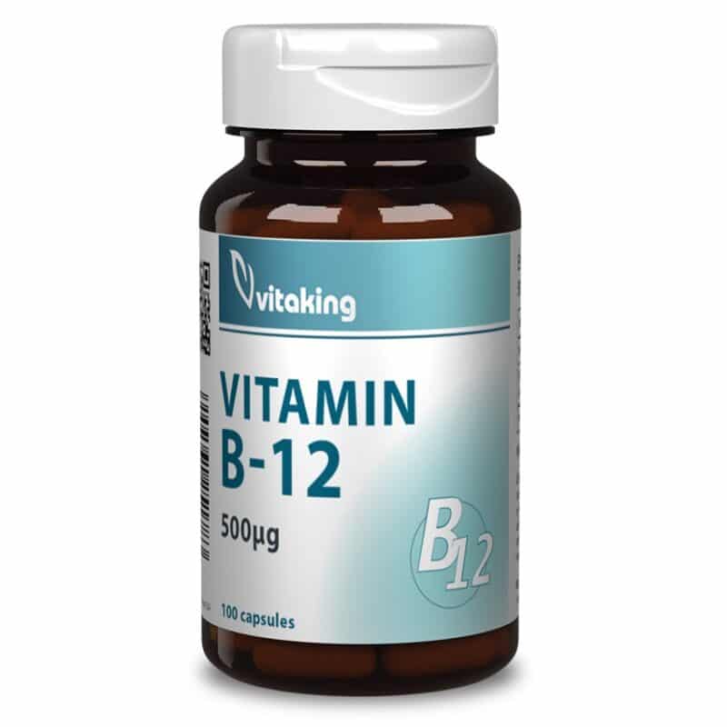 Vitaking B12-vitamin 500mcg kapszula - 100db 1 Vitaking B12-vitamin 500mcg kapszula - 100db