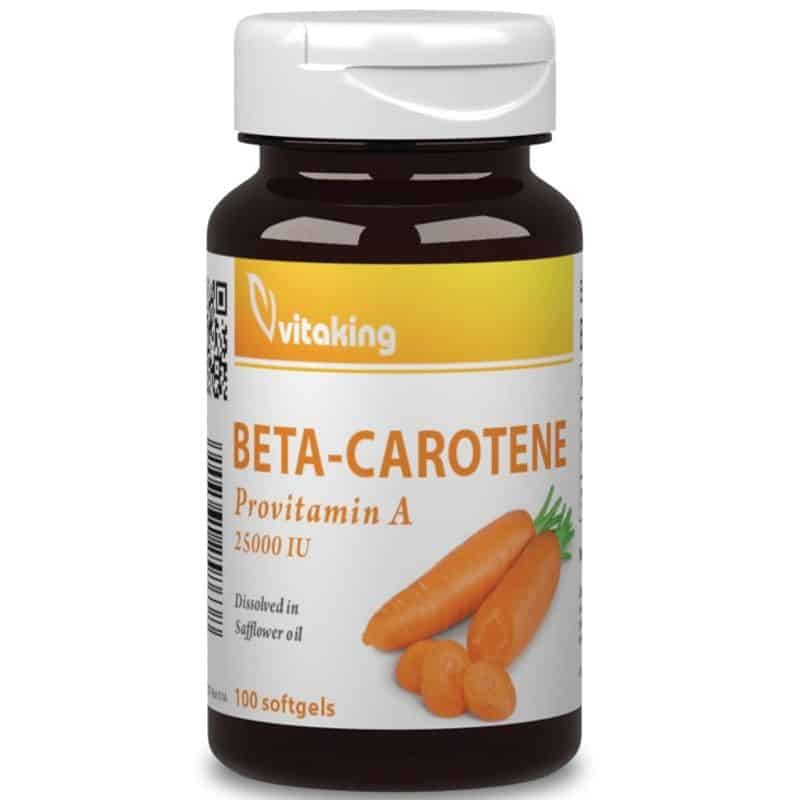 Vitaking Béta-karotin gélkapszula - 100db 1 Vitaking Béta-karotin gélkapszula - 100db