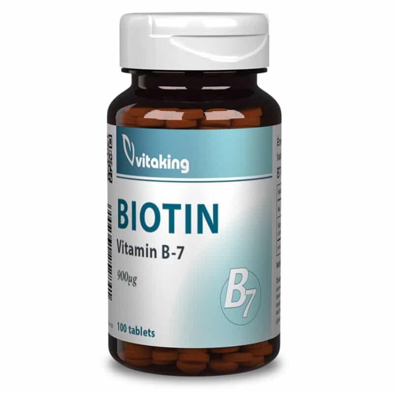 Vitaking Biotin 900mcg tabletta - 100db 1 Vitaking Biotin 900mcg tabletta - 100db