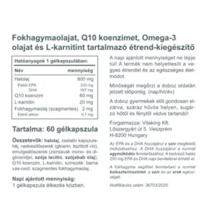 Vitaking Cardiolic Formula gélkapszula - 60db 3 Vitaking Cardiolic Formula gélkapszula - 60db - Image 2