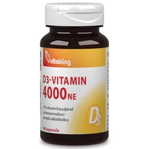 Vitaking D3-vitamin 4000NE kapszula - 90db