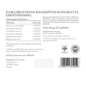 Vitaking Flora Pro élőflórát tartalmazó rágótabletta - 60db - Image 2