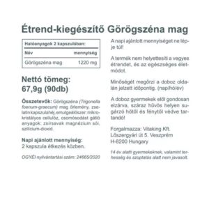Vitaking Görögszénamag kapszula - 90db - Image 2